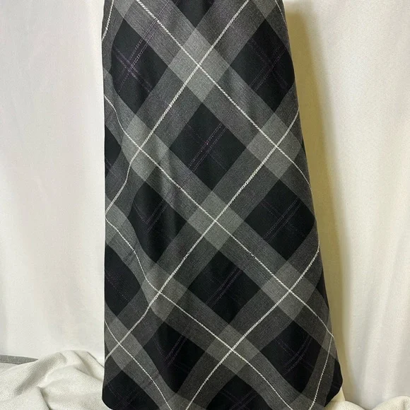 VINTAGE CHARTER CLUB SIZE 8 Black/white Skirt - Picture 5 of 5